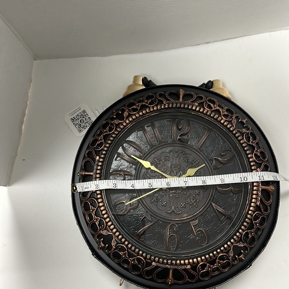 BLACK Real Working Clock Handbag NEW - Picture 11 of 12